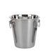 Ice bucket with handles - stainless steel - 1/7