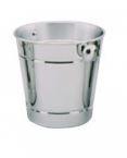 Ice bucket stainless steel with a groove - 1