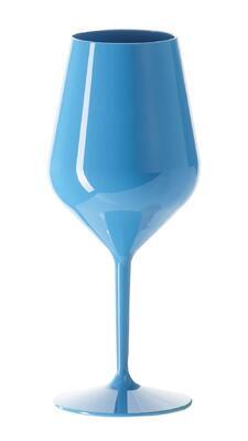 Nerozbitný pohár na víno Backstage modrý - 1
