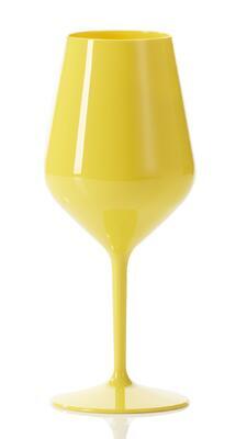 Nerozbitný pohár na víno Backstage žltý - 1