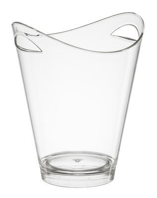 Smaller moder plastic wine cooler transparent - 2